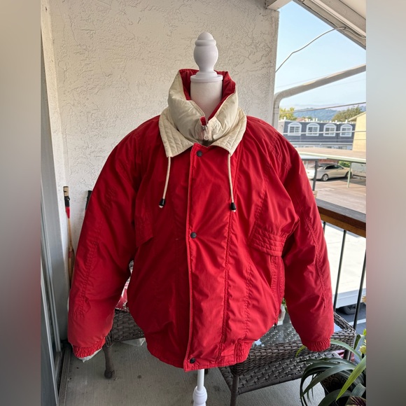 Vintage Excalibur Men’s Puff Jacket Red Size Large - Picture 8 of 16